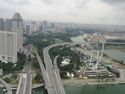  Marina Bay Street Circuit mit Singapur Flyer 
